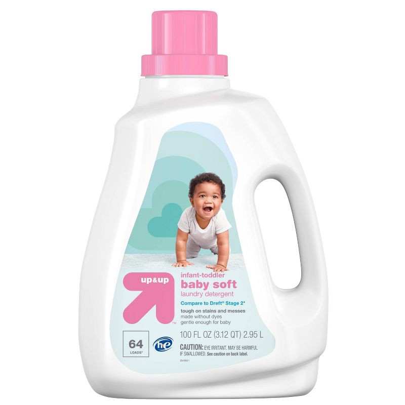 slide 5 of 5, Baby Laundry Detergent - 100 fl oz - up&up™, 100 fl oz