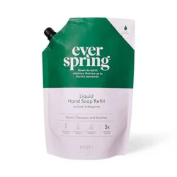 Liquid Hand Soap Refill - Lavender & Bergamot - Everspring™ 34 fl oz