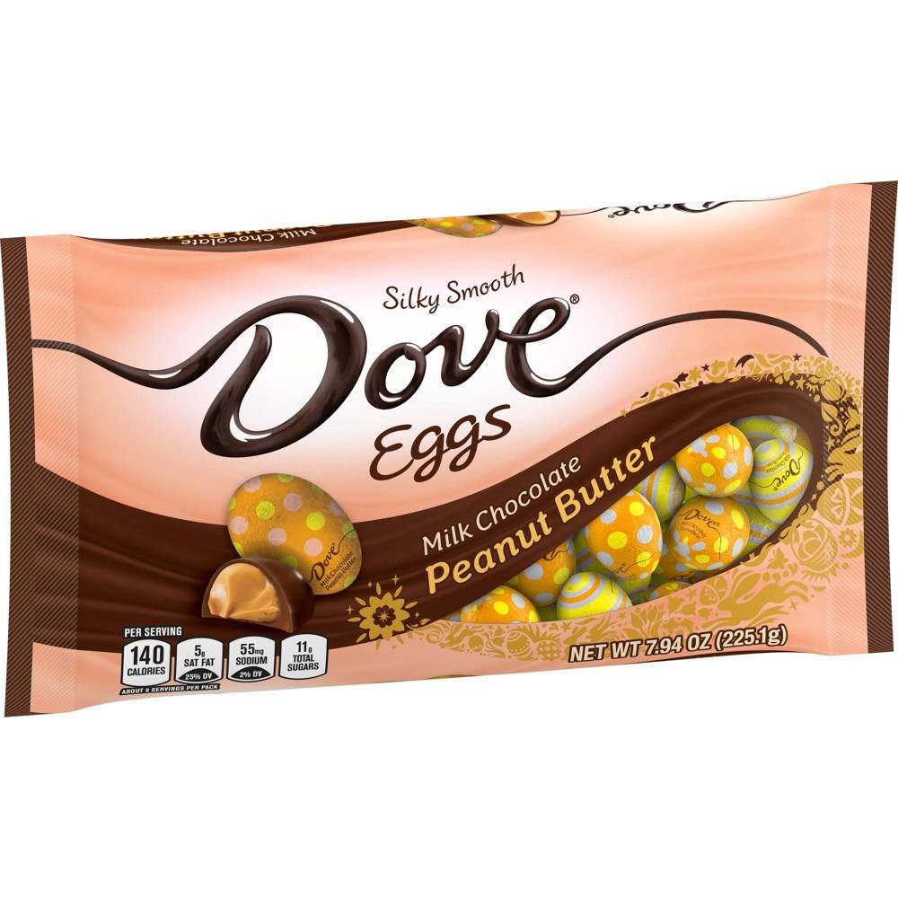 slide 5 of 6, Dove Chocolate Dove Milk Chocolate Peanut Butter Eggs, 7.94 oz