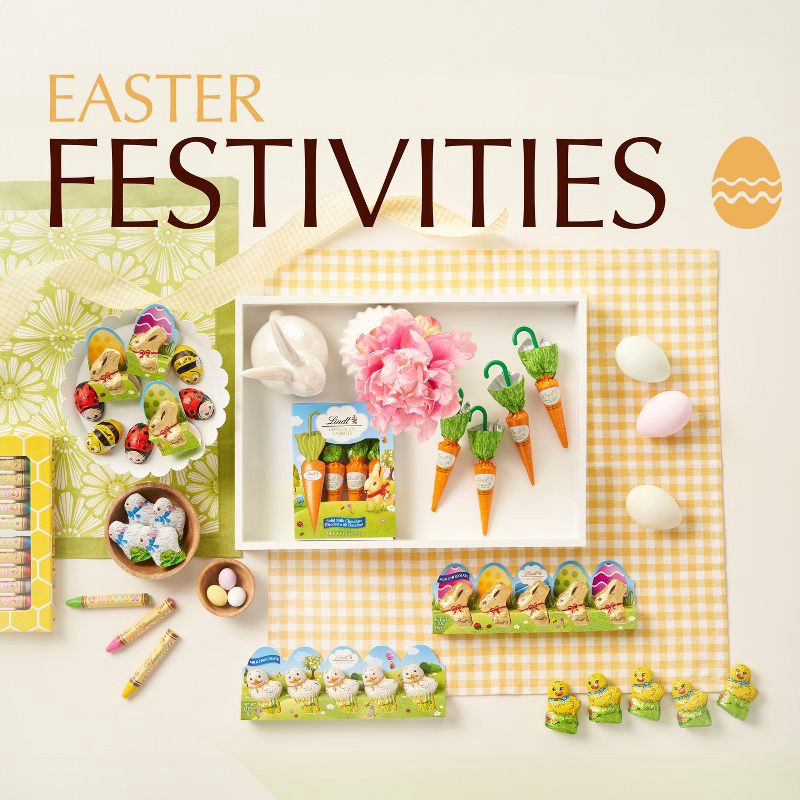 slide 3 of 7, Lindt Easter Little Chicks Milk Chocolate Candy - 1.7oz/5ct, 5 ct; 1.7 oz