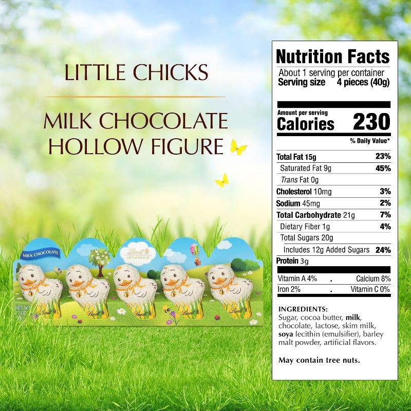 slide 5 of 7, Lindt Easter Little Chicks Milk Chocolate Candy - 1.7oz/5ct, 5 ct; 1.7 oz