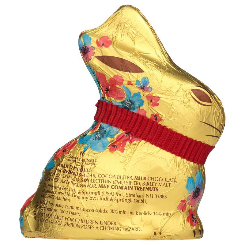 slide 3 of 8, Lindt Easter Floral Gold Bunny - 3.5oz (Styles May Vary), 3.5 oz