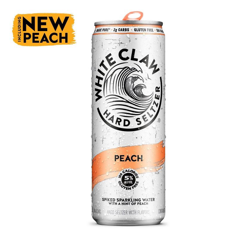 slide 4 of 6, White Claw Hard Seltzer Variety Pack No. 2 - 12pk/12 fl oz Slim Cans, 2 x 12 ct, 12 fl oz