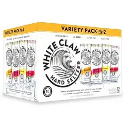 White Claw Hard Seltzer Variety Pack No. 2 - 12pk/12 fl oz Slim Cans
