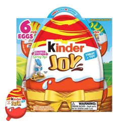 Kinder Joy Easter Eggs - 4.2oz/6ct (Packaging May Vary)
