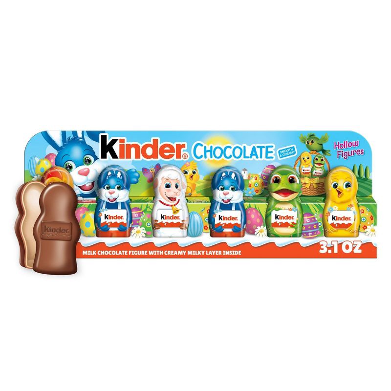 slide 1 of 7, Kinder Easter Milk Chocolate Figures - 3.1oz/6ct, 6 ct; 3.1 oz