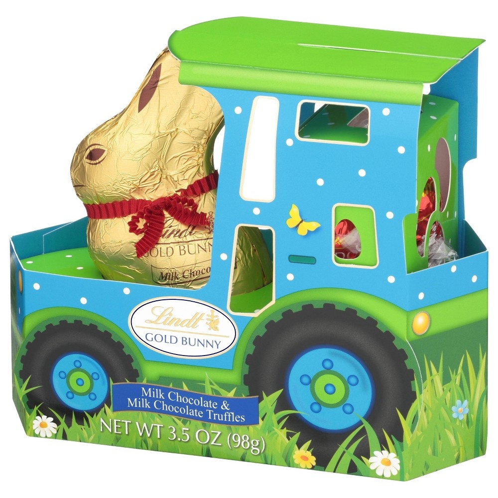 slide 4 of 9, Lindt Easter Tractor Bunny, 3.5 oz