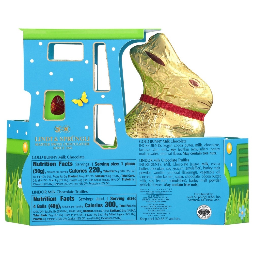 slide 5 of 9, Lindt Easter Tractor Bunny, 3.5 oz
