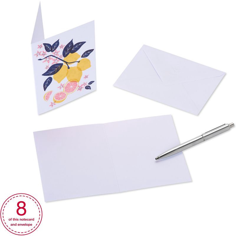 slide 2 of 9, Carlton Cards 50ct Blank Cards with Envelopes Greenery, 50 ct