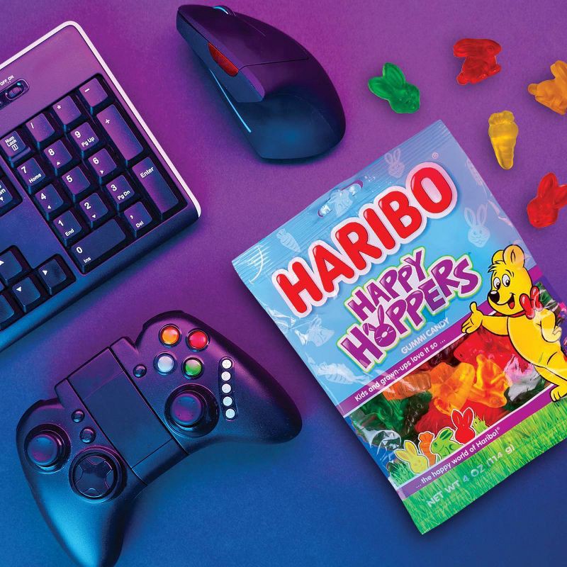 slide 4 of 5, HARIBO Easter Happy Hoppers Gummy Candy - 4oz, 4 oz