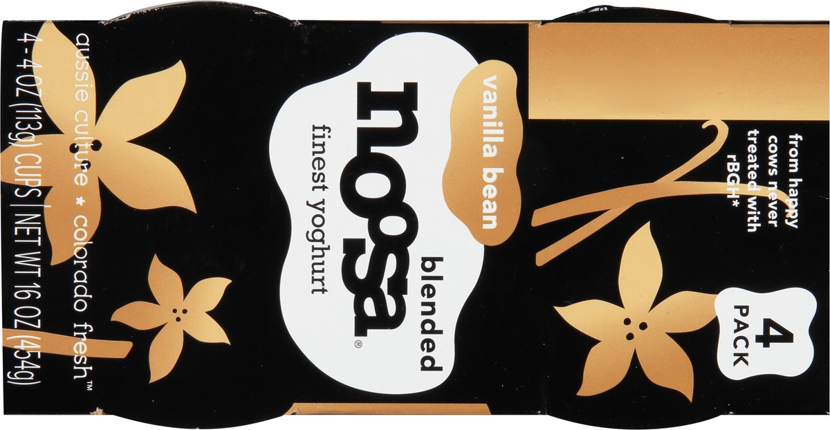 slide 10 of 14, Noosa Blended Vanilla Bean Finest Yoghurt 4 - 4 oz Cups, 4 ct