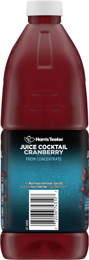 slide 3 of 4, Harris Teeter® Cranberry Juice Cocktail, 64 fl oz