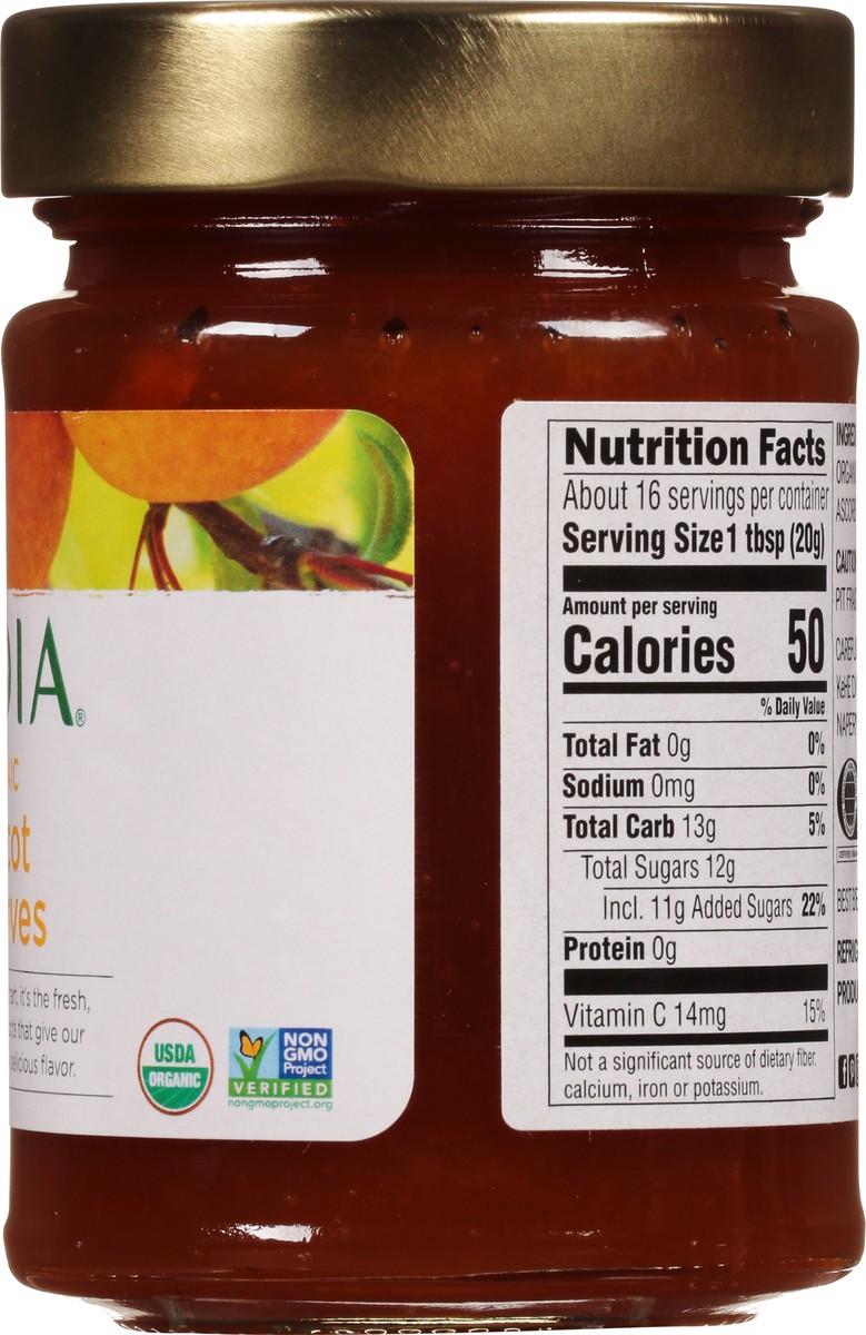 slide 3 of 13, Cadia Organic Apricot Preserves 11 oz, 11 oz