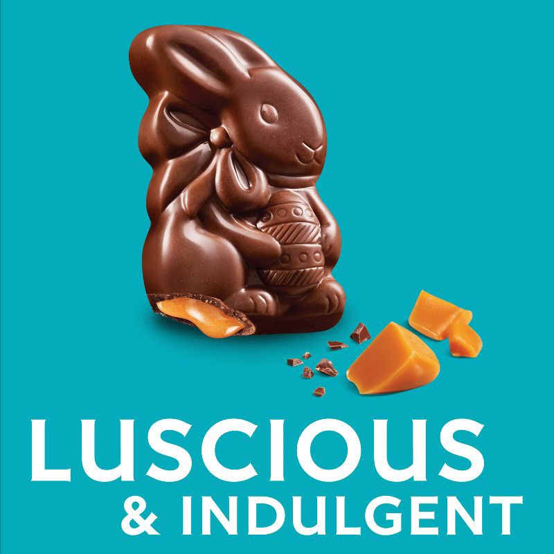 slide 3 of 6, Ghirardelli Easter Milk Chocolate Sea Salt Caramel Bunnies - 4.1oz, 4.1 oz