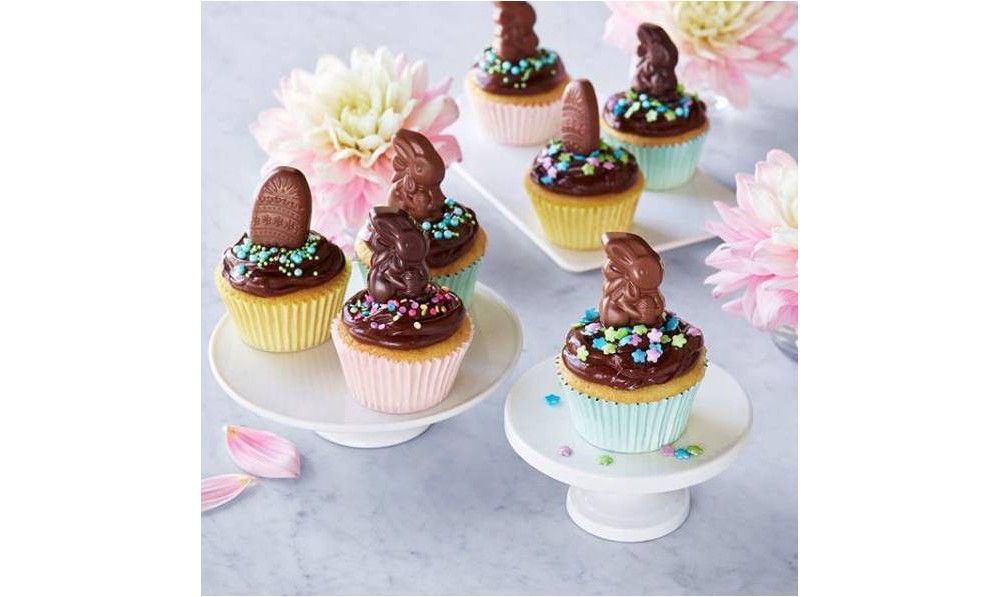 slide 3 of 5, Ghirardelli Easter Dark Chocolate Sea Salt Caramel Bunny, 4.1 oz