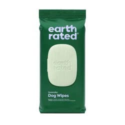 Earth Rated Thick Hypoallergenic Lavender Scented Dog Grooming Wipes - 100ct