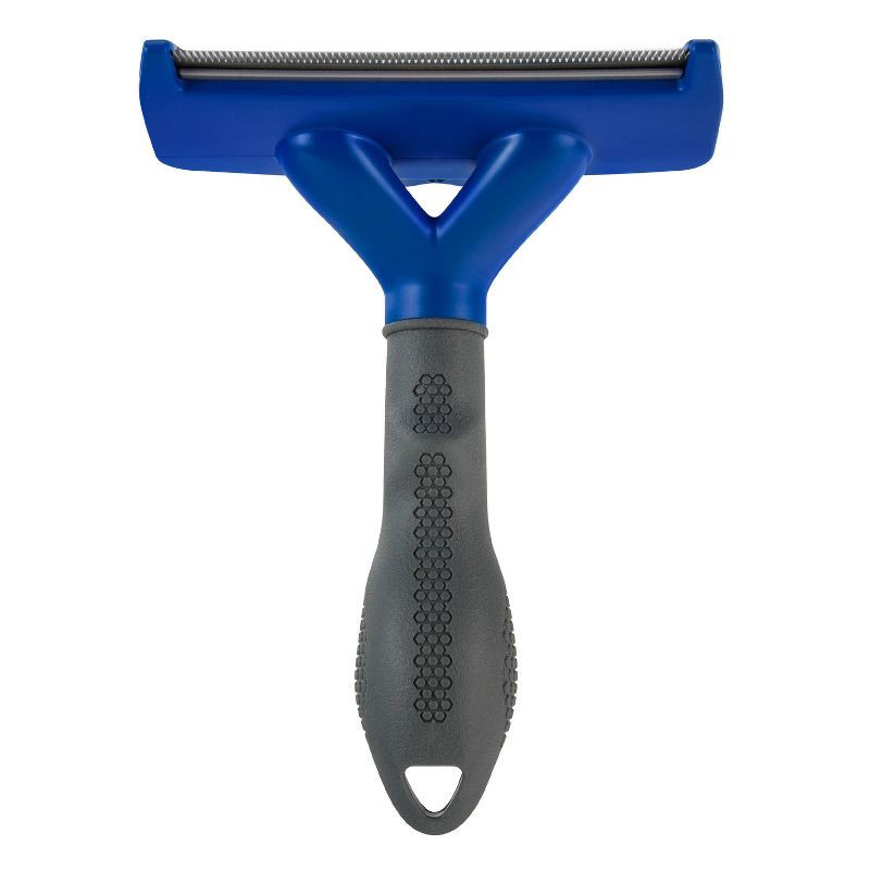 slide 7 of 9, Furminator Undercoat Long Hair Deshedding Tool For Dogs - Blue L, 1 ct
