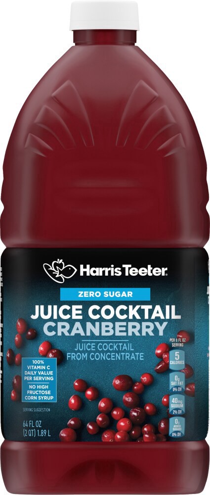 slide 4 of 4, Harris Teeter® Light Cranberry Cocktail Juice, 64 fl oz