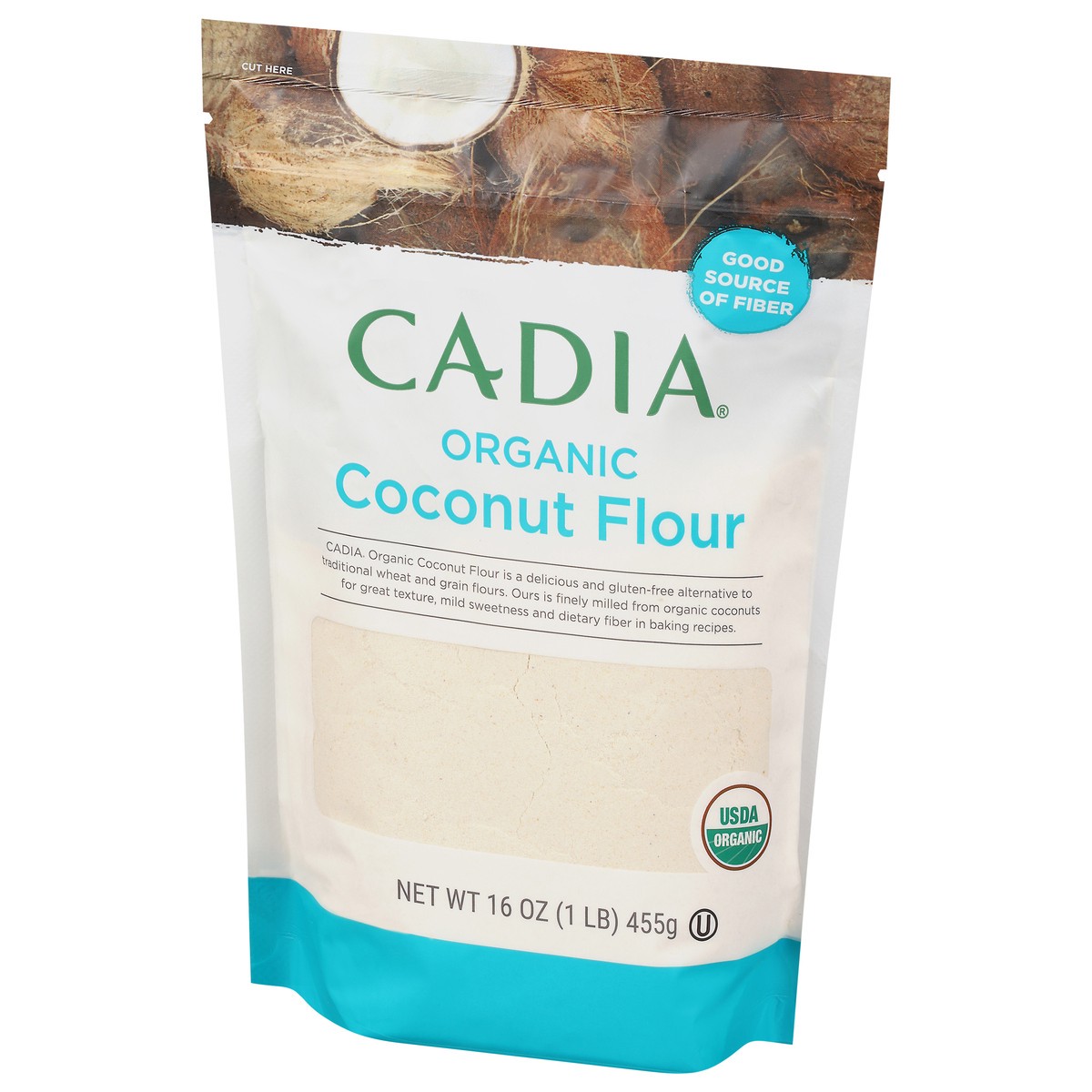 slide 3 of 9, Cadia Flour Coconut Org, 16 oz