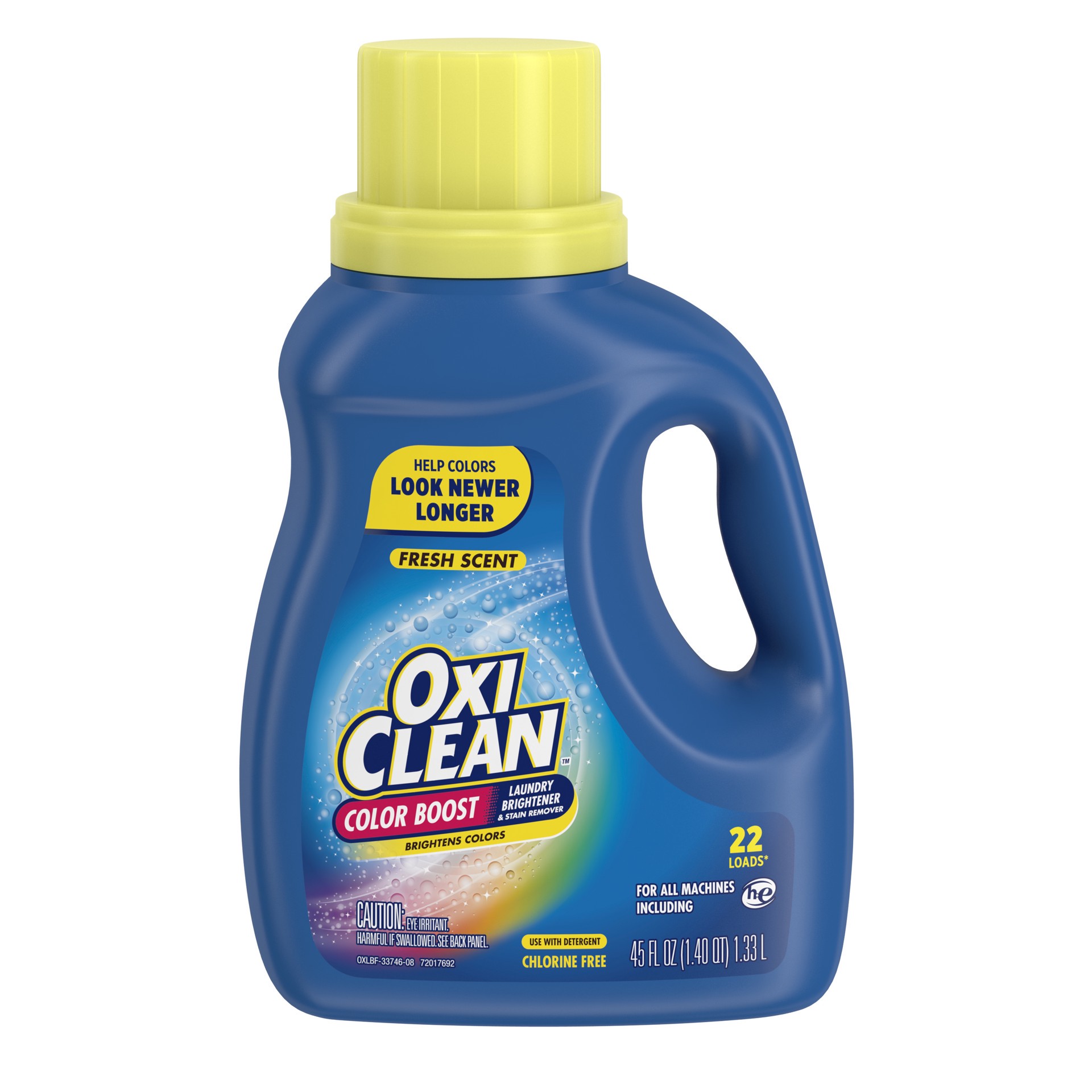 slide 1 of 5, Oxi-Clean Color Boost Color Brightener plus Stain Remover Liquid Fresh Scent 45oz, 45 fl oz