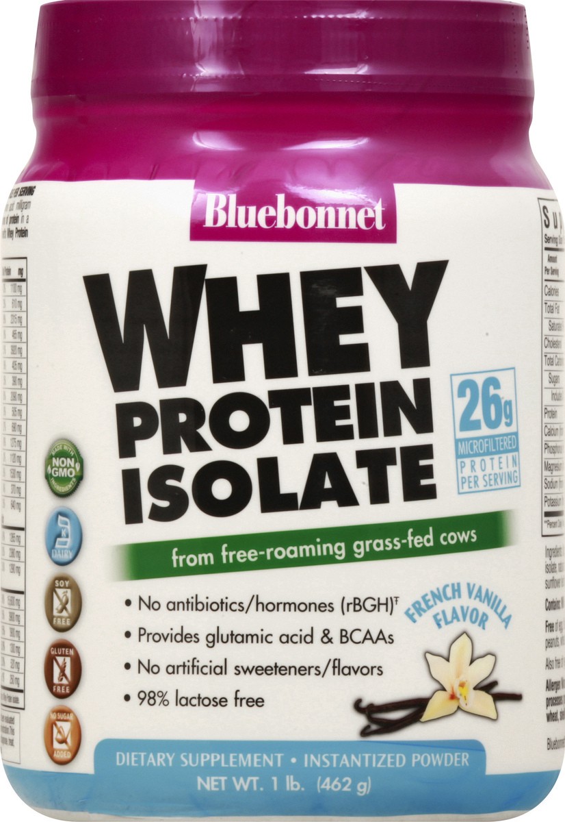 slide 3 of 12, Bluebonnet Nutrition Whey Protein Vanilla, 1 ct