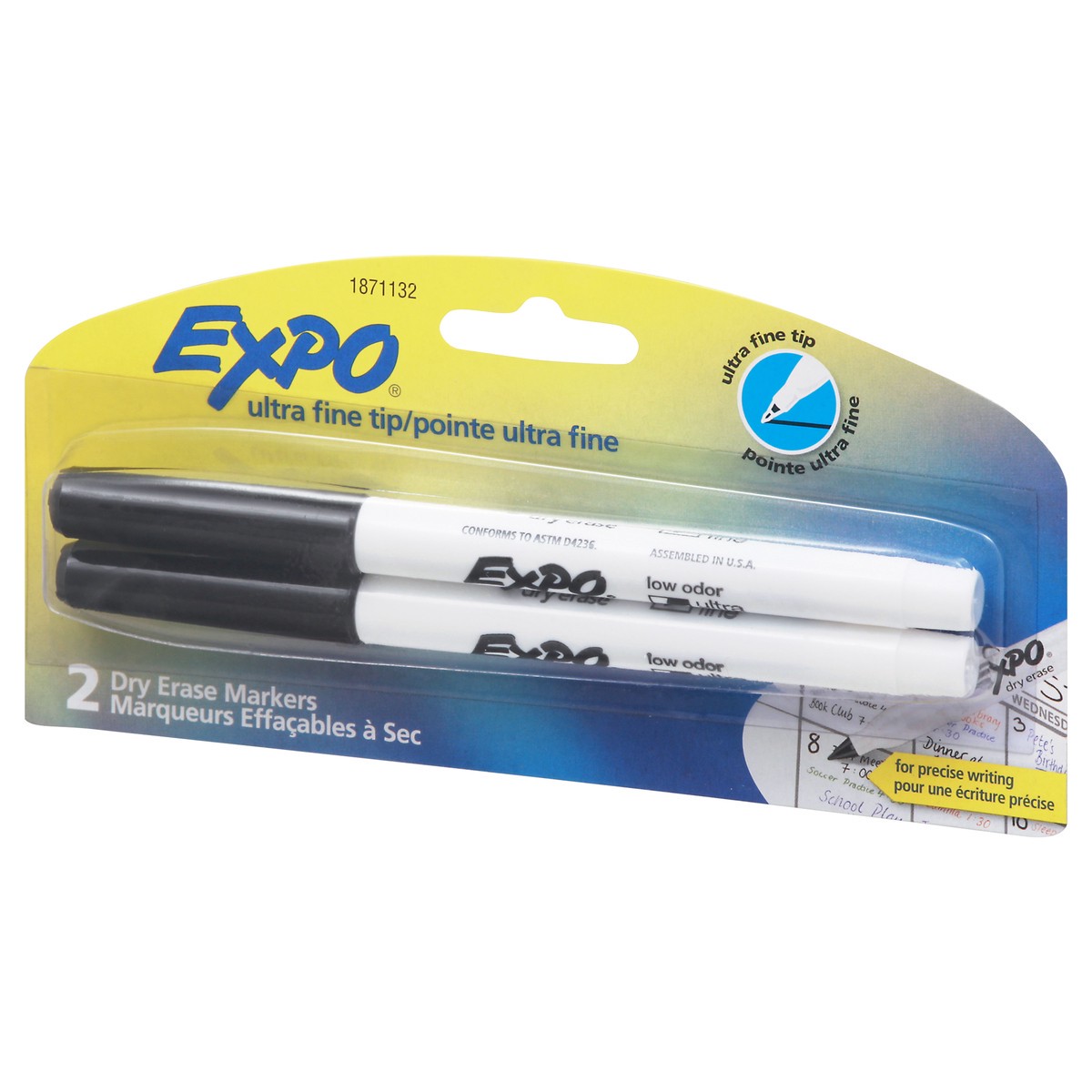 slide 9 of 11, Expo Ultra Fine Tip Dry Erase Markers 2 Markers 2 ea, 2 ct