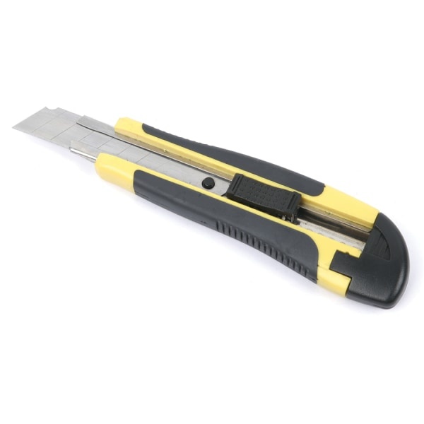 slide 1 of 1, Office Depot Brand Snap-Off Knife, 18Mm, Yellow/Black, 1 ct