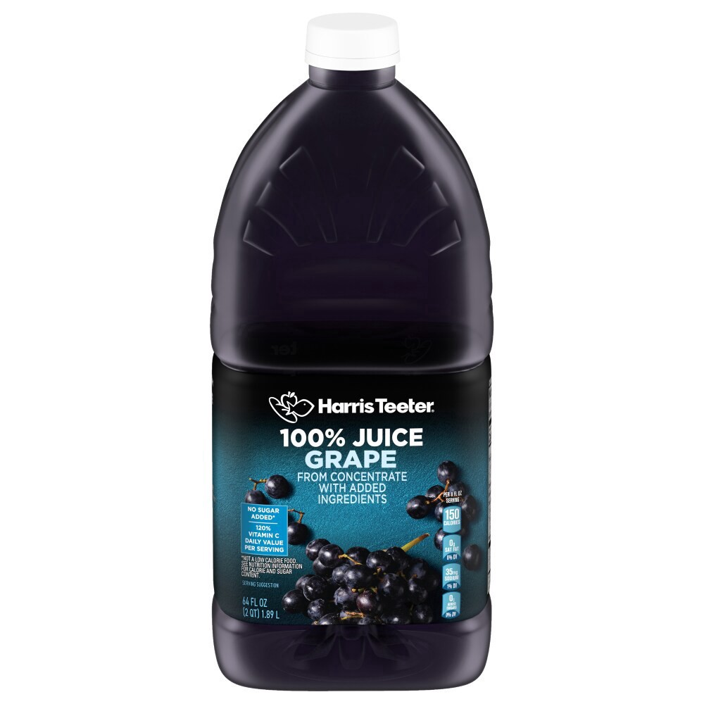slide 2 of 3, Harris Teeter™ Grape Juice, 64 fl oz