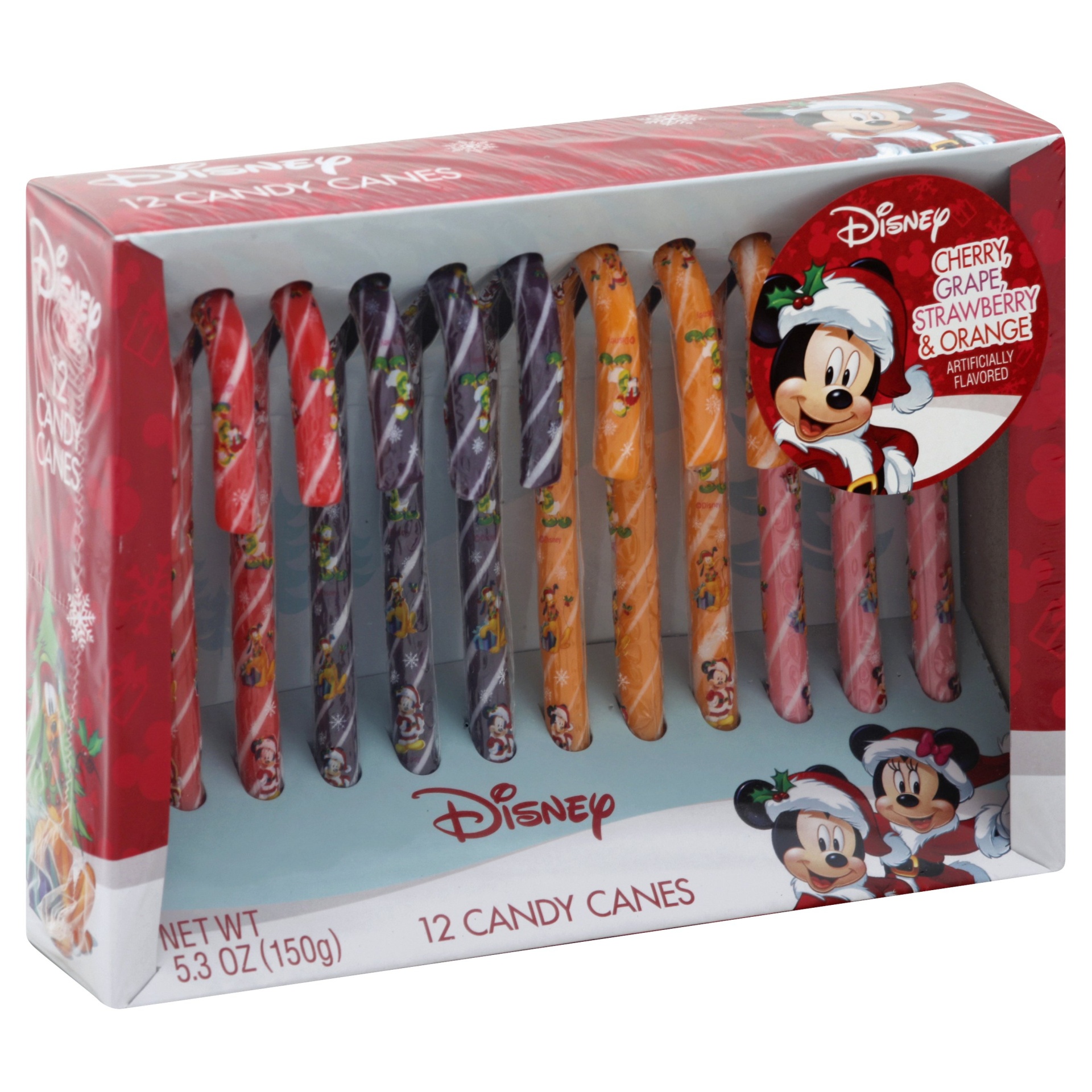 slide 1 of 1, Frankford Disney Mickey Mouse Candy Canes, 12 ct