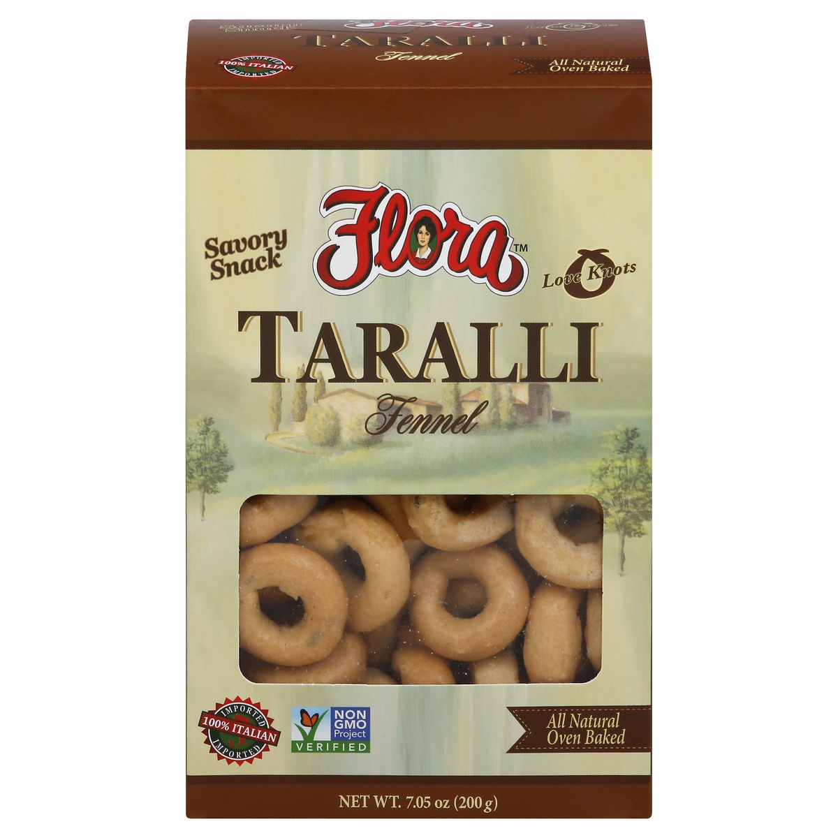 slide 1 of 1, Flora Taralli Fenel, 8.5 oz