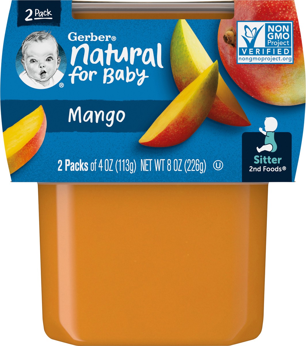 slide 6 of 9, Gerber Mango Baby Food, 2 ct; 4 oz