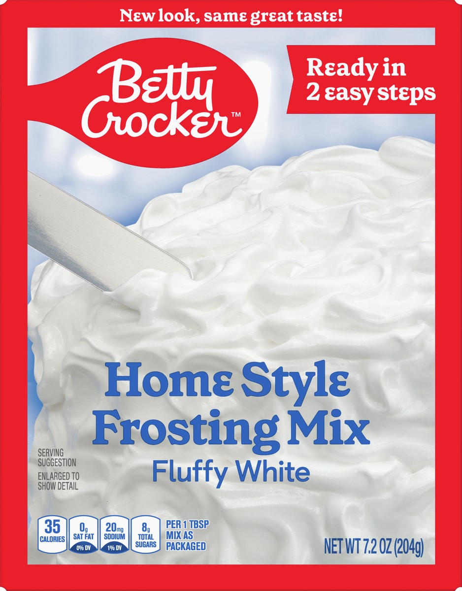 slide 4 of 9, Betty Crocker HomeStyle Fluffy White Frosting Mix, 7.2 oz., 7.2 oz