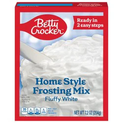 Betty Crocker HomeStyle Fluffy White Frosting Mix, 7.2 oz.