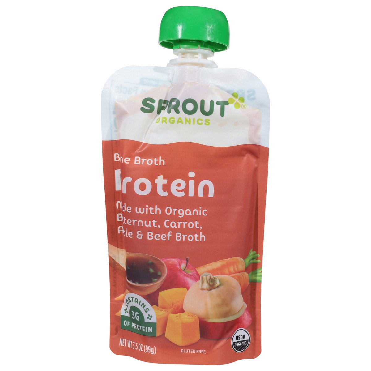 slide 8 of 11, Sprout Organics Protein Bone Broth Protein 3.5 oz, 3.5 oz