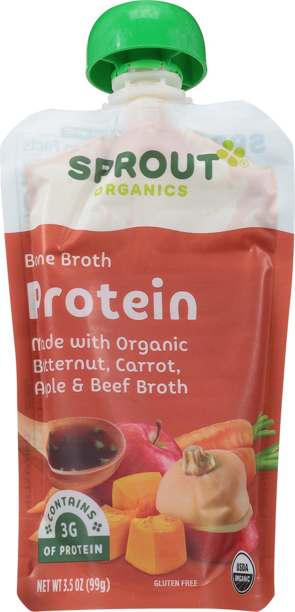 slide 11 of 11, Sprout Organics Protein Bone Broth Protein 3.5 oz, 3.5 oz