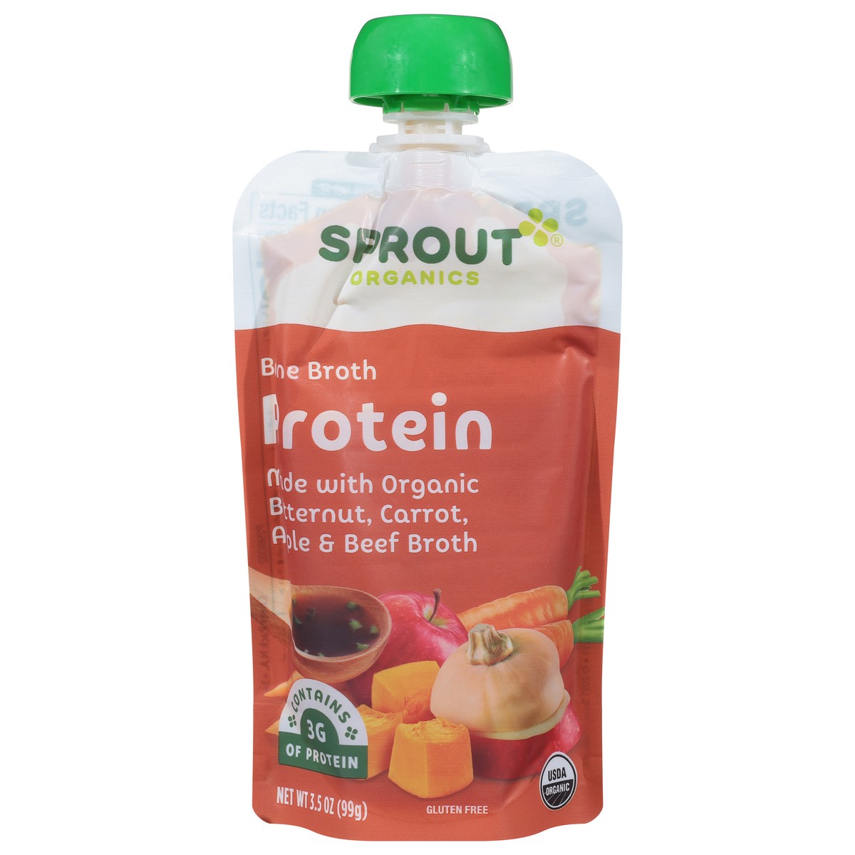 slide 1 of 11, Sprout Organics Protein Bone Broth Protein 3.5 oz, 3.5 oz