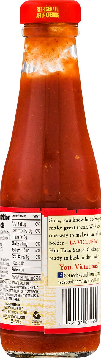 slide 7 of 13, La Victoria Salsa Brava Hot Sauce 8 oz, 8 oz