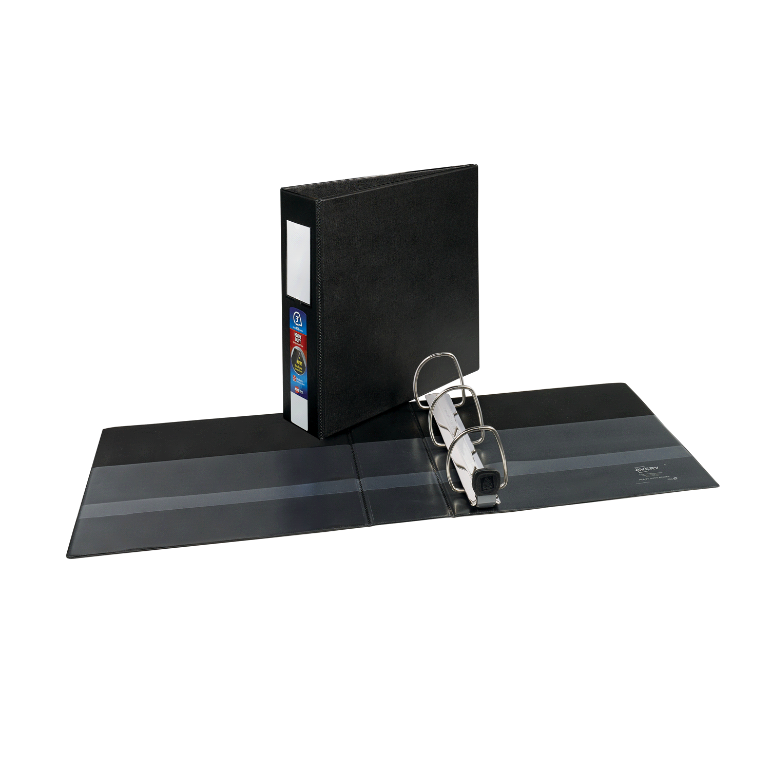 slide 1 of 1, Avery HD Binder One Touch EZD 3" Black, 1 ct