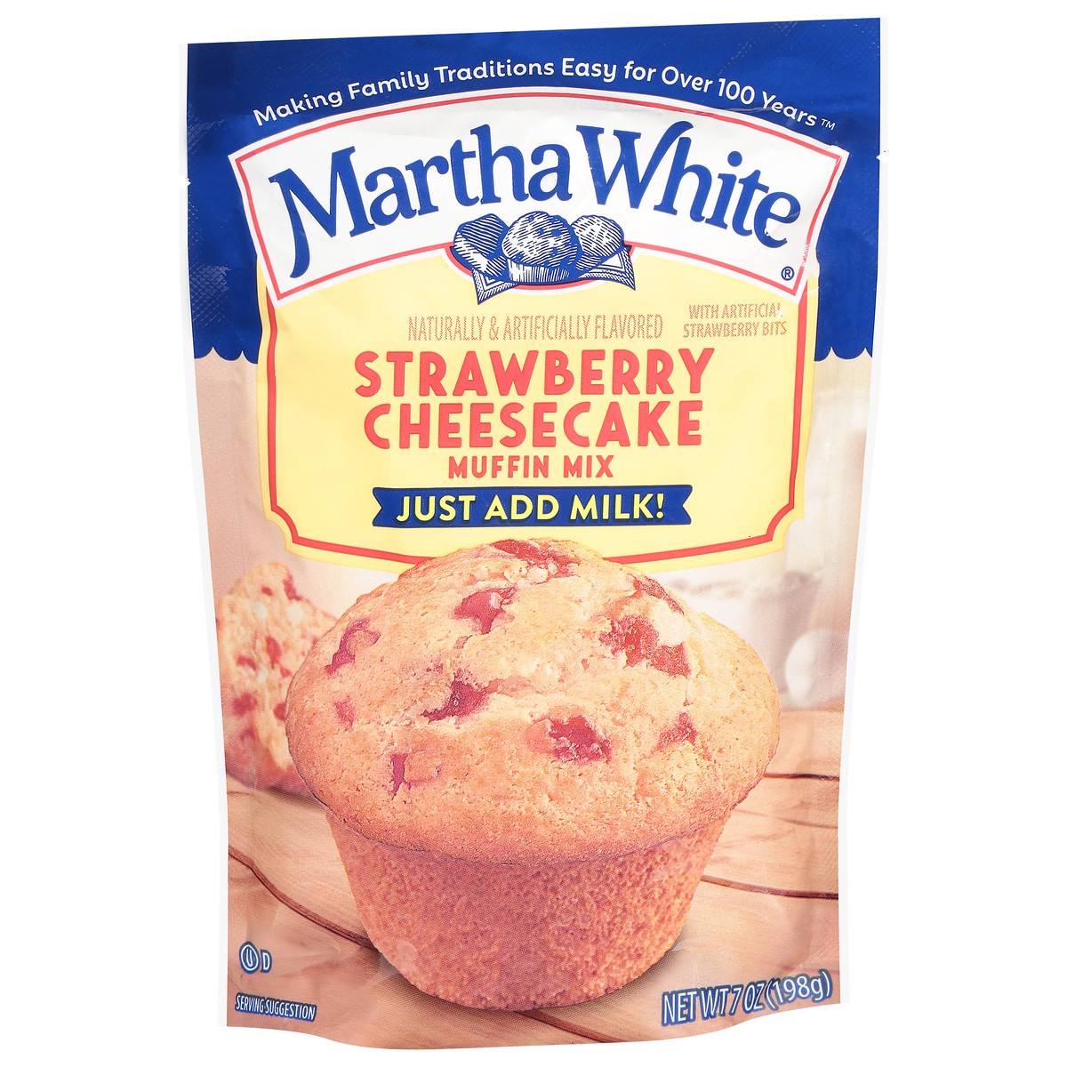 slide 4 of 9, Martha White Strawberry Cheesecake Muffin Mix 1 7 oz, 7 oz