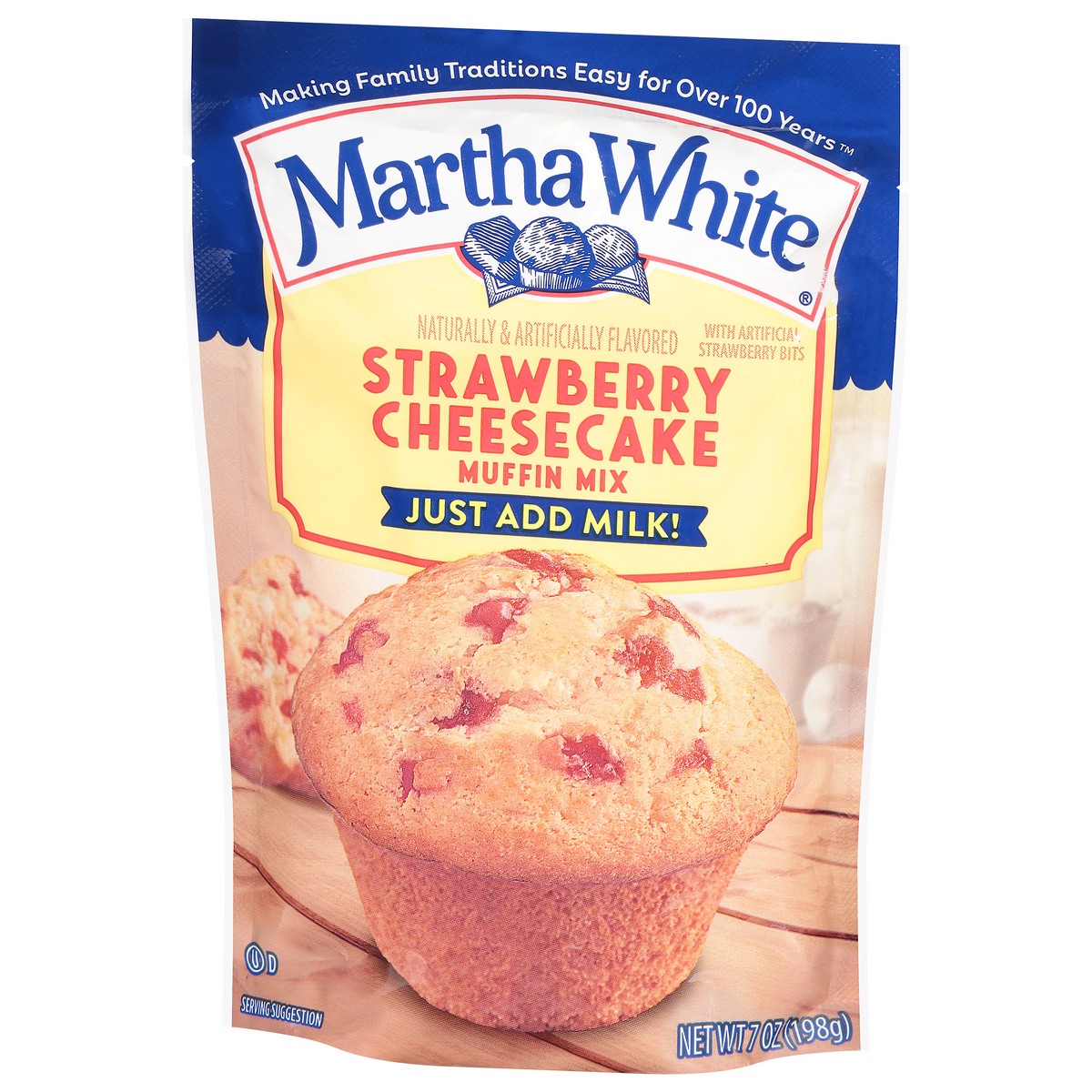 slide 7 of 9, Martha White Strawberry Cheesecake Muffin Mix 1 7 oz, 7 oz