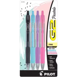 Pilot G2 Fine Point Soft Pastel Ink Pens