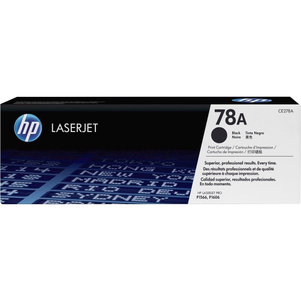 slide 2 of 6, HP 78A (Ce278A) Black Original Laserjet Toner Cartridge, 1 ct