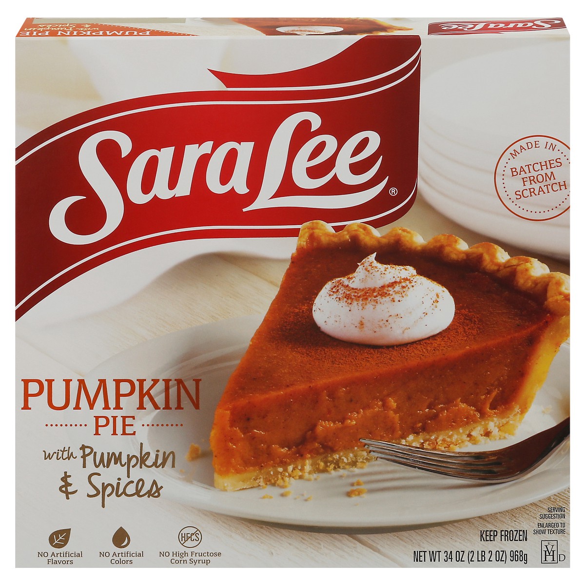 slide 1 of 12, Sara Lee Pumpkin Pie with Pumpkin & Spices 34 oz, 34 oz
