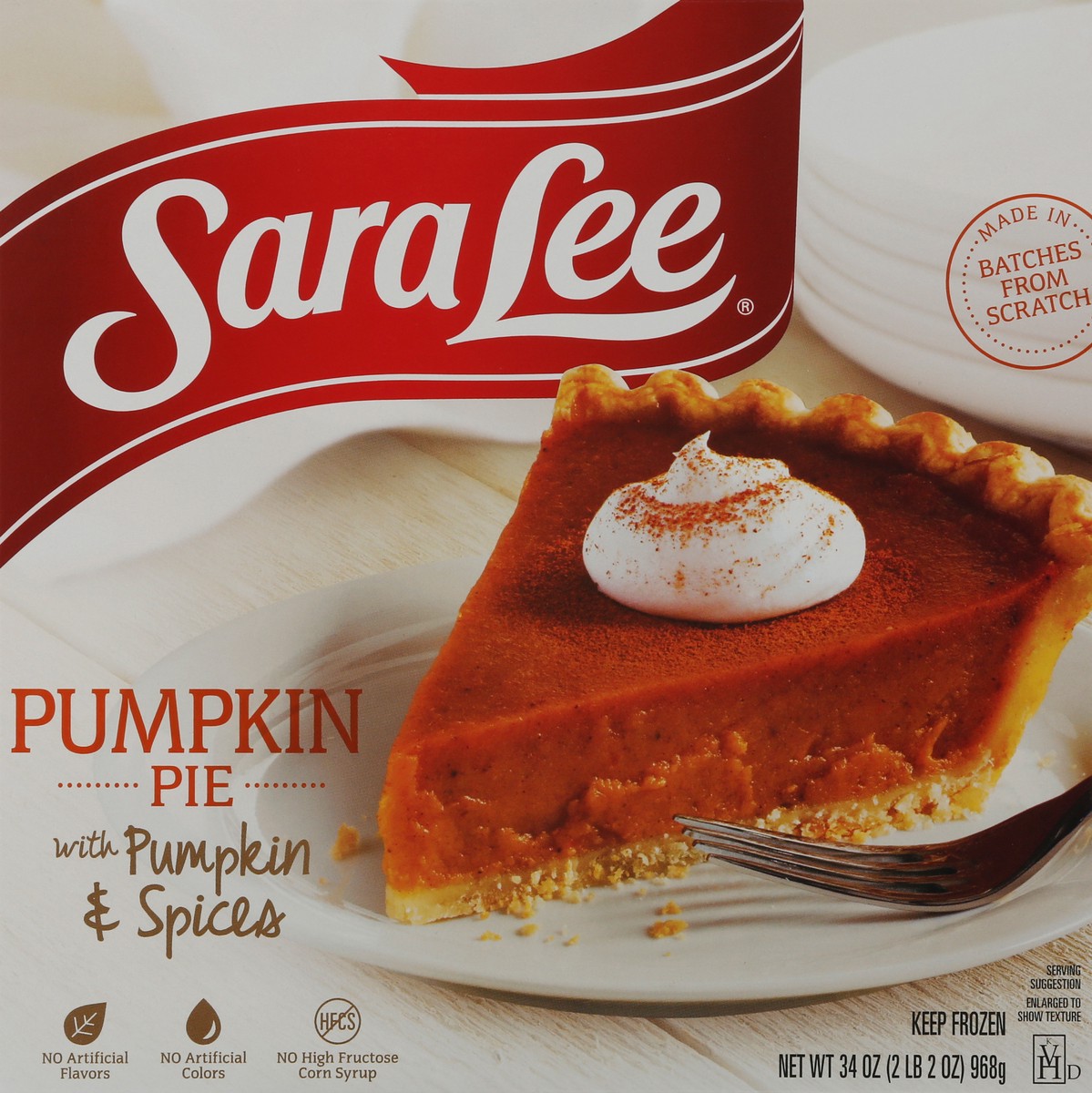 slide 6 of 12, Sara Lee Pumpkin Pie with Pumpkin & Spices 34 oz, 34 oz
