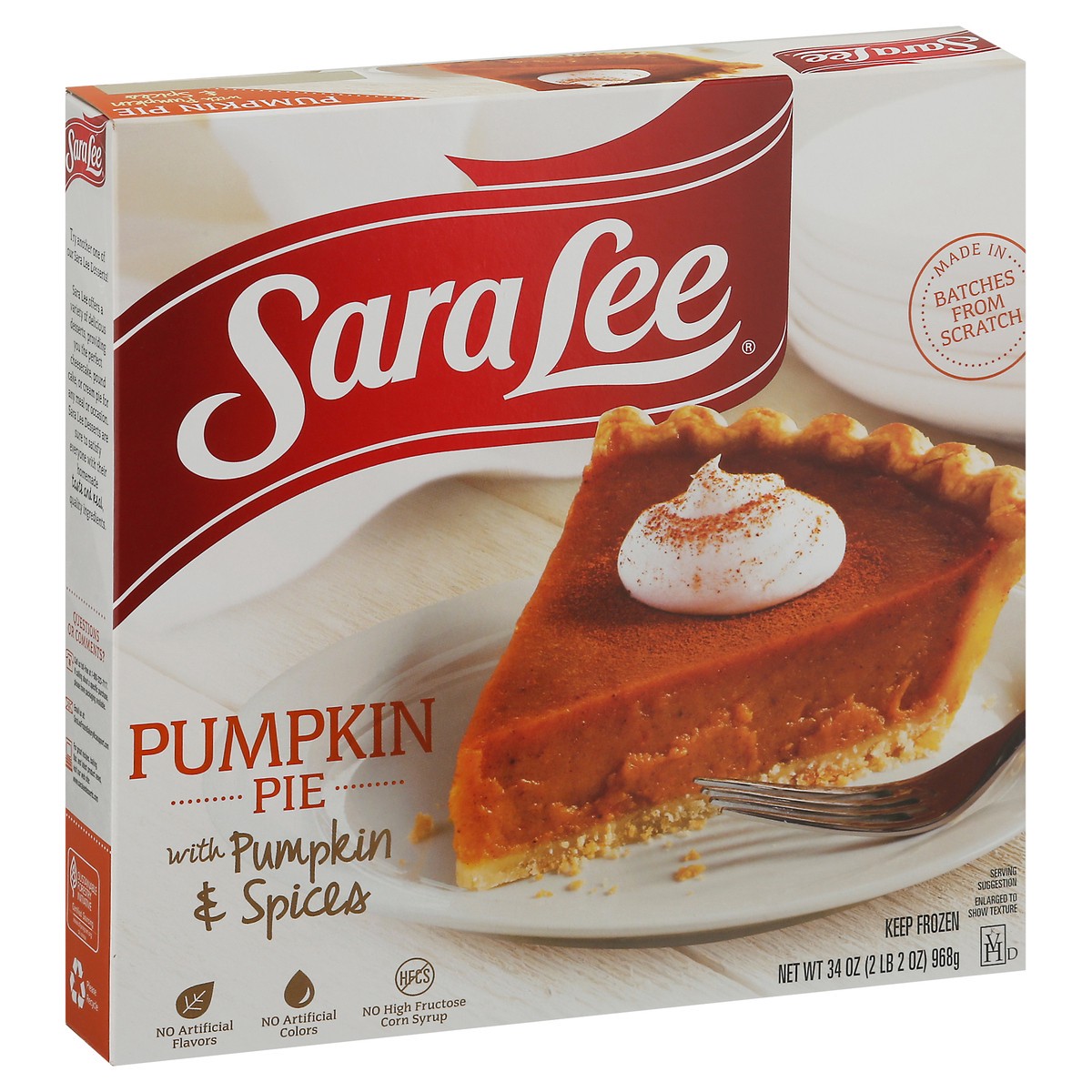 slide 11 of 12, Sara Lee Pumpkin Pie with Pumpkin & Spices 34 oz, 34 oz