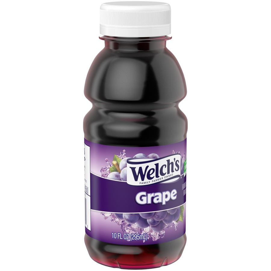 slide 3 of 5, Welch's Grape Juice Drink, 10 fl oz On-the-Go Bottle (Pack of 6), 6 ct