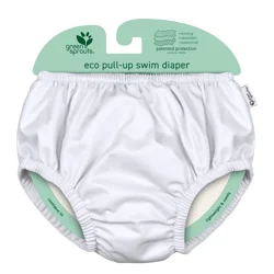 Green Sprouts Eco Pull-Up Reusable Swim Diaper, Assorted Designs, 6mo