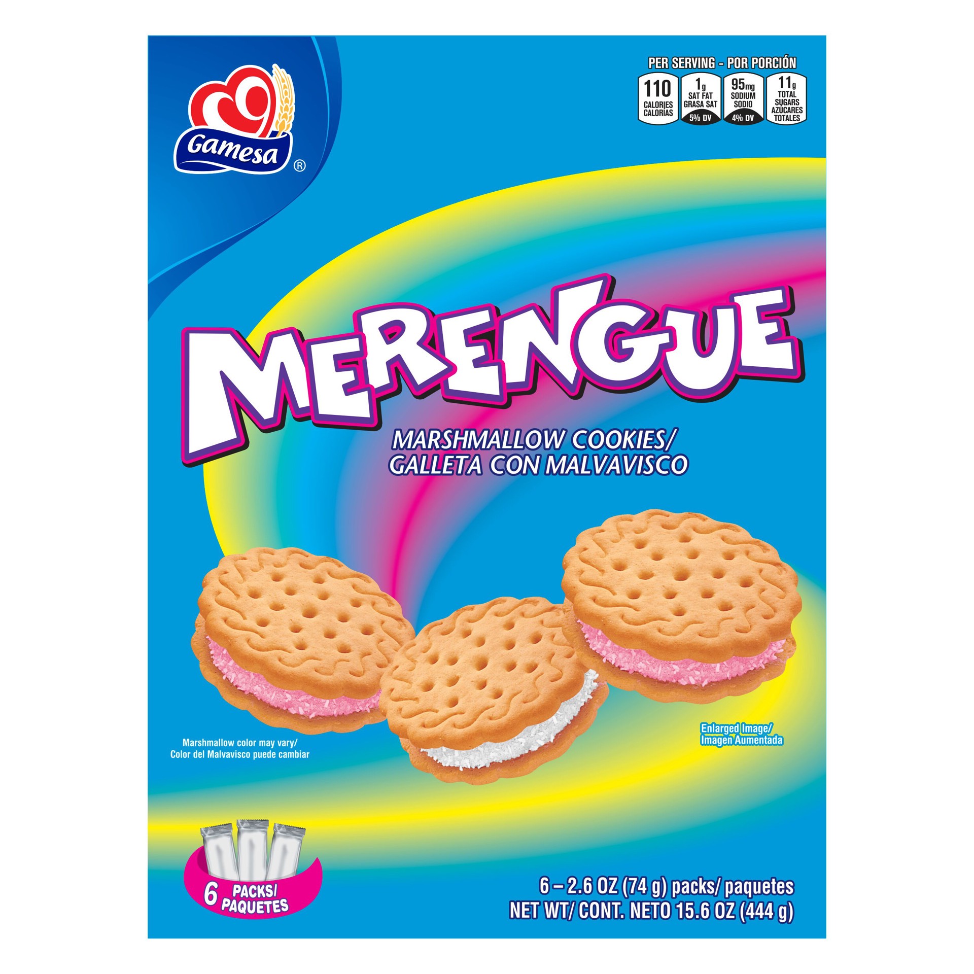 slide 2 of 2, Gamesa Merengue Marshmallow Cookies, 15.6 oz