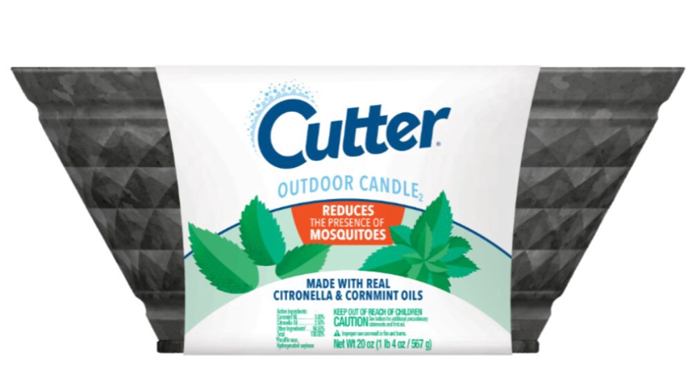 slide 1 of 1, Cutter® Triple Wick Outdoor Candle, 20 oz