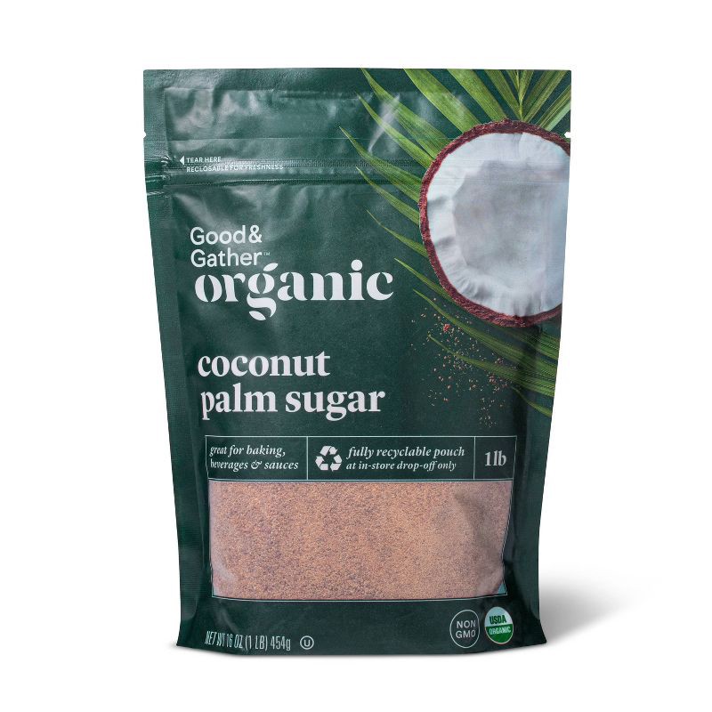 slide 1 of 3, Organic Coconut Palm Sugar - 16oz - Good & Gather™, 16 oz